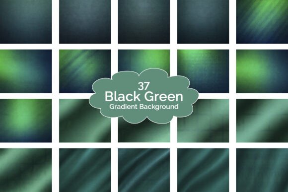 Download Abstract Black Green Teal Gradient BG - Premium Resources