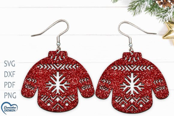 Download Ugly Christmas Sweater Earrings - Sweater Collection
