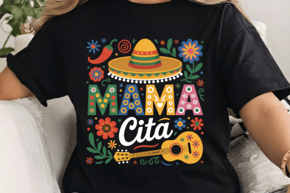 Download Mama Cita, Mexican Mom Fiesta Shirt PNG - Premium Resources